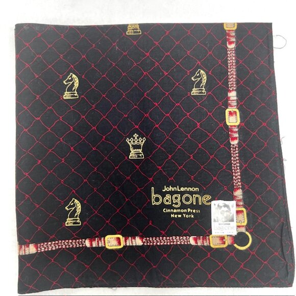 New Classic John Lennon BagOne NY Men  Handkerchief Cotton 18" Bugendy Check (87 - Picture 5 of 5